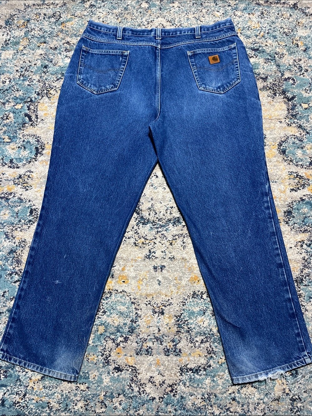 VTG Carhartt Relaxed Fit Denim Jeans Size 42/32